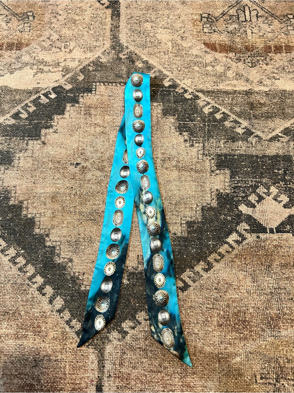 Concho twilly neck scarf